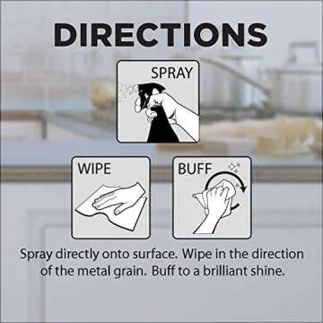 Weiman Stainless Steel Cleaner & Cooktop Heavy Duty Polish - Powerful Appliance Kitchen Cleaning Kit