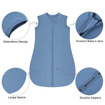 Yoofoss Baby Sleep Sack 100% Cotton Comfortable 3-Pack