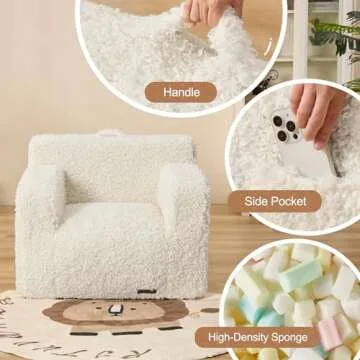 Hobestluk Comfy Bean Bag Chair for Home and Dorms