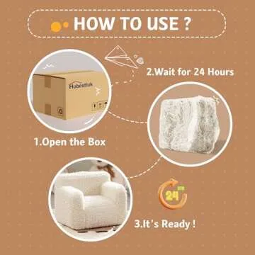 Hobestluk Comfy Bean Bag Chair for Home and Dorms