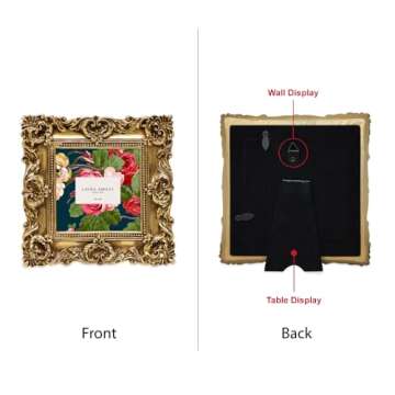 Laura Ashley Gold Ornate Picture Frame for Home Decor