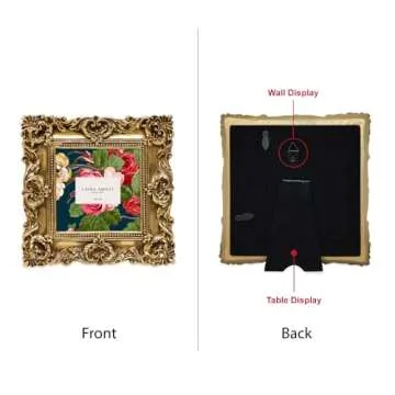 Laura Ashley Gold Ornate Picture Frame for Home Decor