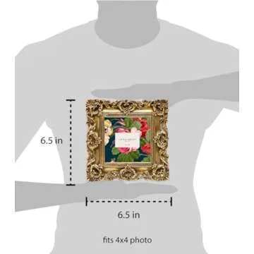 Laura Ashley Gold Ornate Picture Frame for Home Decor