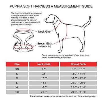 Puppia Soft Dog Harness No Choke Over-The-Head Triple Layered Breathable Mesh Adjustable Chest Belt and Quick-Release Buckle, Pink, X-Large