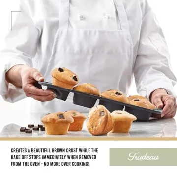 Trudeau Mini Muffin Pan Non-Stick and Dishwasher Safe