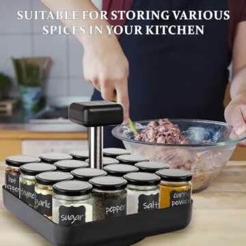 Folinstall 8 oz Small Glass Jars with Airtight Lids, 20 Pcs Candle Jars for Candle Making, Wedding Party, Empty Food Storage Jars for Spices, Honey, Jam, Candy, Cookies, Pudding, Yogurt, Dessert