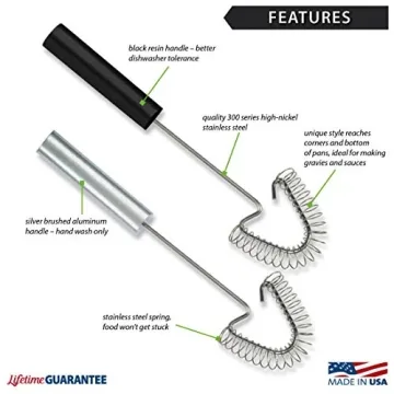 Rada Stainless Steel Kitchen Whisk - Versatile and Durable