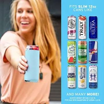 Slim Can Cooler Sleeves - Personalizable for Every Party