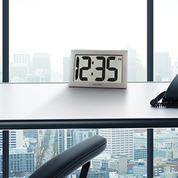 AcuRite 9.5" Digital Clock with Automatic Time Setting