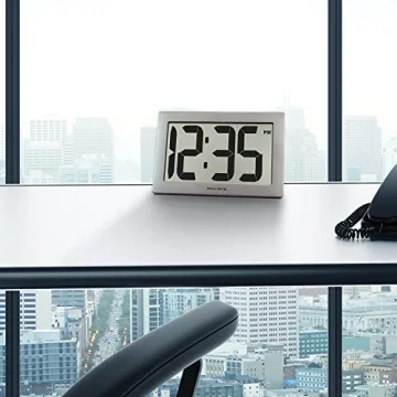 AcuRite 9.5" Digital Clock with Automatic Time Setting