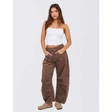 SeekMe Women's Corduroy Pants for Stylish Comfort
