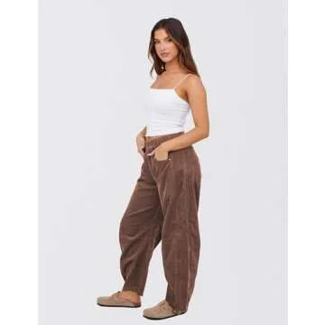 SeekMe Women's Corduroy Pants for Stylish Comfort