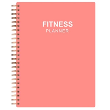 Fitness Planner for Women & Men - A5 Workout Log Book/Exercise Workout Log to Track Weight Loss, GYM...