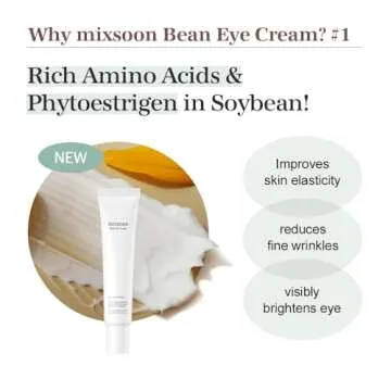 Mixsoon Korean Bean Eye Cream Moisturizer 0.67 oz