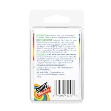 Portable Stain Remover Wipes for Instant On-the-Go Cleaning