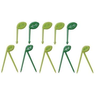 Torune Food Picks Bento Lunch Accessories Leaf Series (Leaf 1)