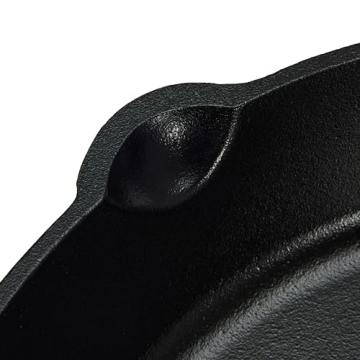 Amazon Basics 15-Inch Pre-Seasoned Cast Iron Skillet Heavy-Duty