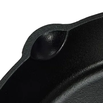 Amazon Basics 15-Inch Pre-Seasoned Cast Iron Skillet Heavy-Duty