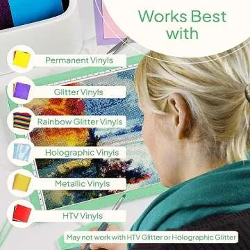 iVyne Rechargeable A4 Light Pad for Tracing & Weeding - LED Light Board for Weeding Vinyl - for Cricut Vinyl Weeding Tools - Ultra-Thin & Portable - Perfect for Artists & Crafters - Green