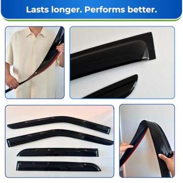 KPY Window Visor for Hyundai Tucson 2010-2015 - Rain Guard