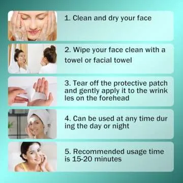 Aobeo Forehead Wrinkle Patches 12pcs - Smooth Fine Lines & Wrinkles, Anti-Wrinkle Patches with Hydrolyzed Collagen with Aloe,Vitamin E, Anti Wrinkle Patches, Forehead Wrinkles Treatment