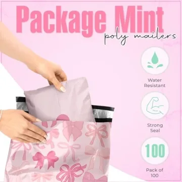 Stylish Package Mint Poly Mailers 10 x 13 for Shipping Needs