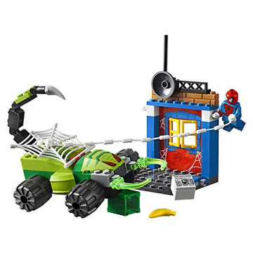 LEGO Juniors/4+ Marvel Super Heroes Spider-Man vs. Scorpion Street Showdown 10754 Building Kit (125 Pieces)