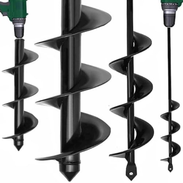 TCBWFY Garden Auger Drill Bit for Quick Planting Efficiency