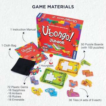 Thames & Kosmos Ubongo Junior - Fun Puzzle Game for Kids