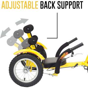 Mobo Mobito Kids 3-Wheel Bike. Recumbent Trike. Childs Cruiser Tricycle