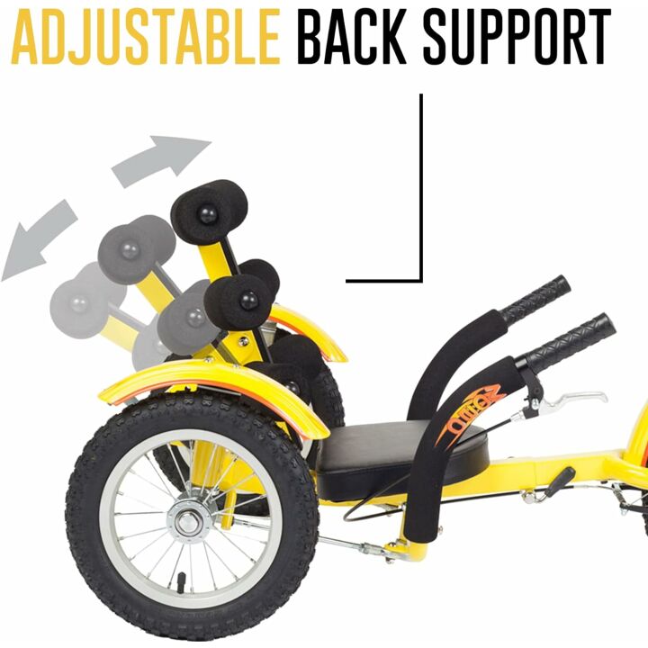 Mobo Mobito Kids 3-Wheel Bike. Recumbent Trike. Childs Cruiser Tricycle