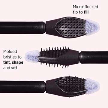 IT Cosmetics Brow Power Filler - Volumizing Tinted Fiber Brow Gel - Instantly Fills, Shapes & Sets Your Brows - Waterproof Formula Lasts Up To 16 Hours - 0.14 fl oz