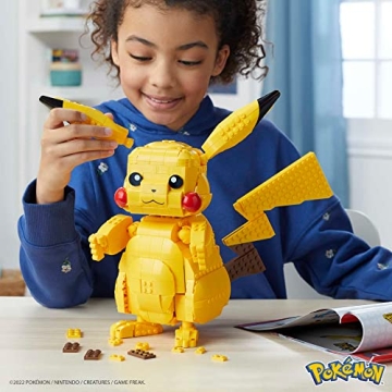 MEGA Pokémon Jumbo Pikachu Toy Building Set - 806 Pieces!