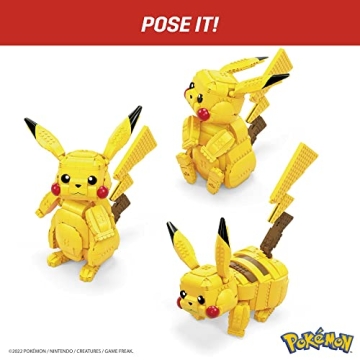 MEGA Pokémon Jumbo Pikachu Toy Building Set - 806 Pieces!
