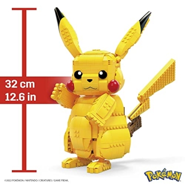 MEGA Pokémon Jumbo Pikachu Toy Building Set - 806 Pieces!