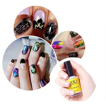 XICHEN 3 Bottles Starry Sky Nail Art Glue for Foils