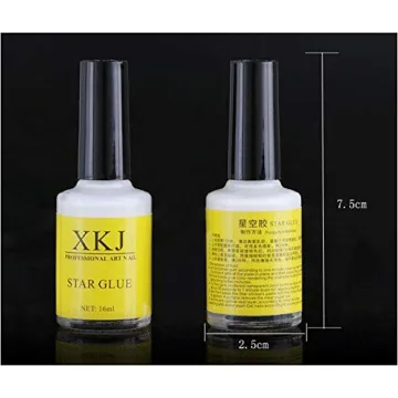 XICHEN 3 Bottles Starry Sky Nail Art Glue for Foils