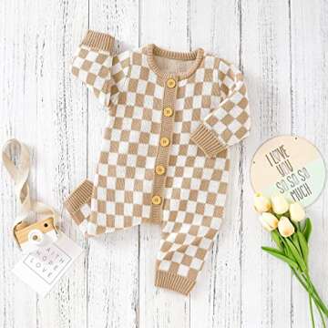 Stylish Baby Knitted Romper - SAYOO Unisex Playsuit