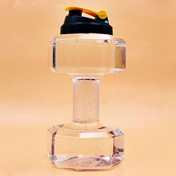 Unique 2.2L Dumbbell Shape Eco-Friendly Water Bottle