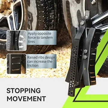 RVMATE RV Wheel Chock Stabilizer for Safe Parking on Slopes