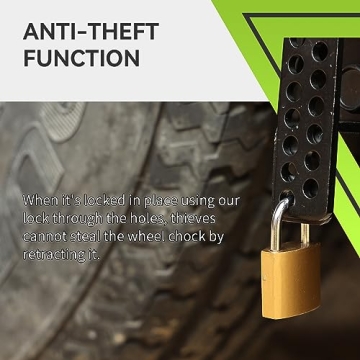 RVMATE RV Wheel Chock Stabilizer for Safe Parking on Slopes