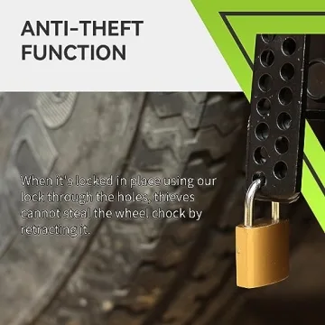 RVMATE RV Wheel Chock Stabilizer for Safe Parking on Slopes