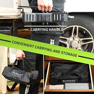 RVMATE RV Wheel Chock Stabilizer for Safe Parking on Slopes