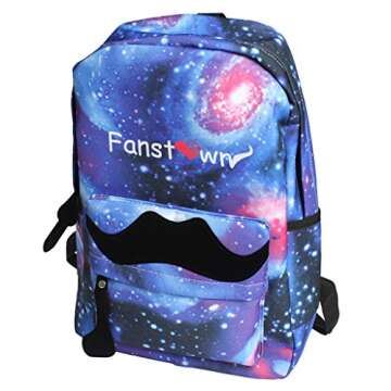 Fanstown Kpop Backpack Starry Sky Beard Messenger Bag EXO Shinee GOT7 MAMAMOO Twice Shinee