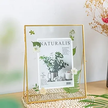 Jajamy Gold Floating Picture Frames for 8x10 Photos