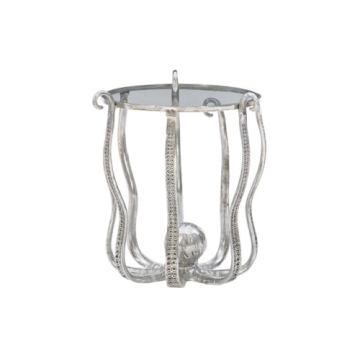 Stylish Octopus Aluminium & Glass Side Table