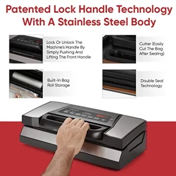 Magic Mill Pro Vacuum Sealer for Food Bags and Canisters