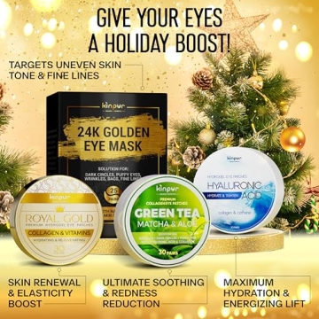 Revitalize Tired Eyes with 24K Gold Under Eye Patches