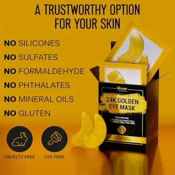 Revitalize Tired Eyes with 24K Gold Under Eye Patches