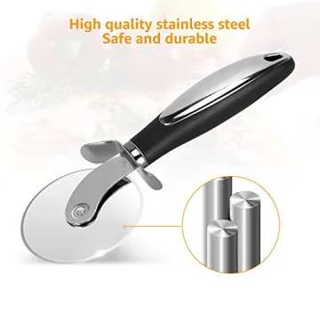 Premium Kitchen Pizza Cutter - Sharp and Easy to Clean